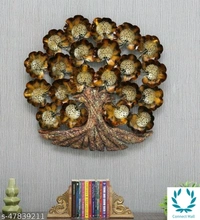 Alluring Metal Iron  skt  Tree  With led Wall Hanging Decor  -  Free Size, Metal, pack of 1